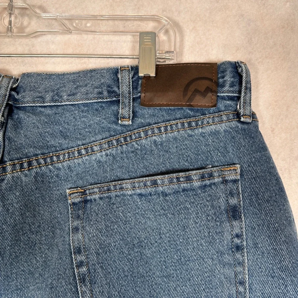 Magellan Jeans Mens 40x30 Outdoors Blue Good Straight Leg Cotton 1039MAGMS